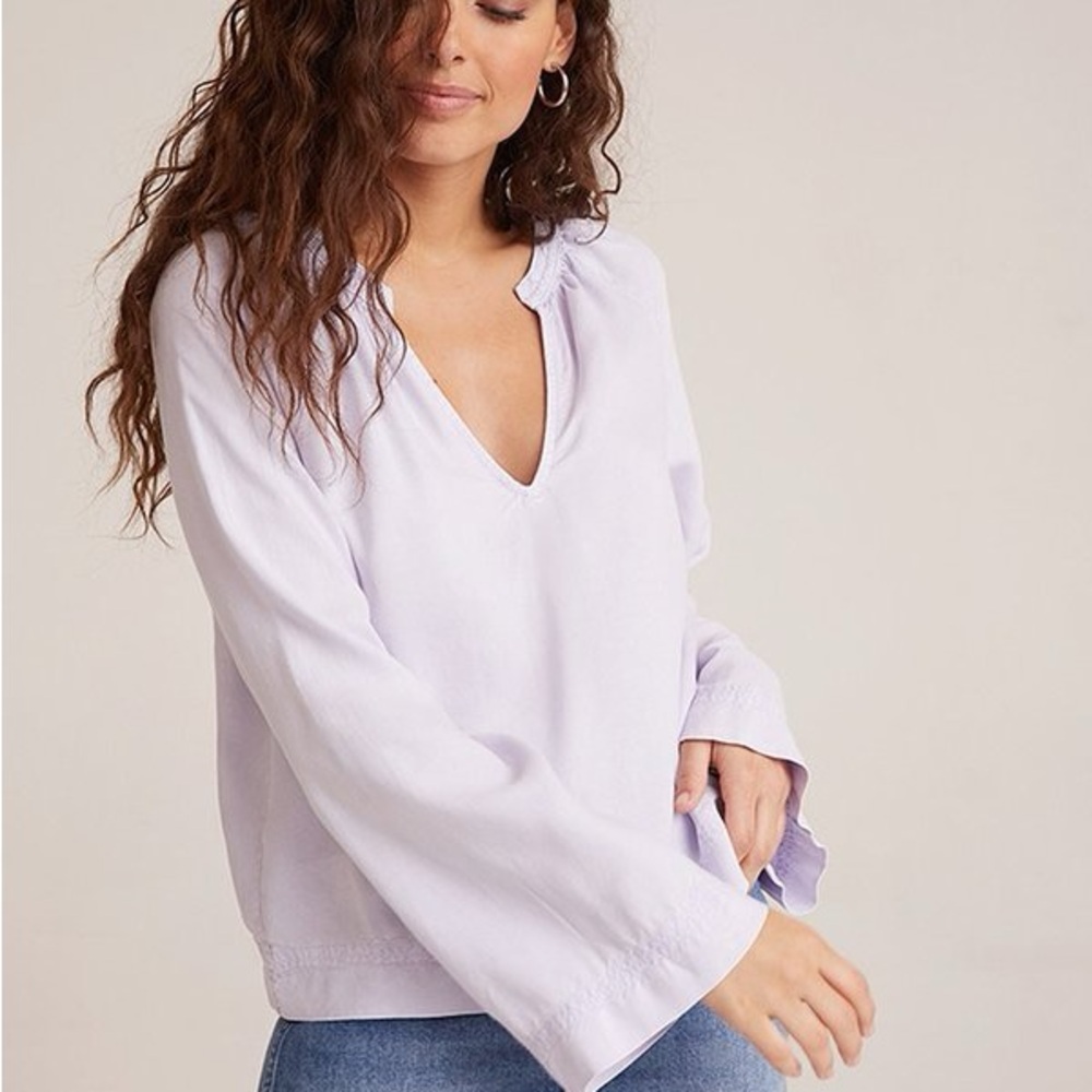 Bella Dahl Lavender Blouse